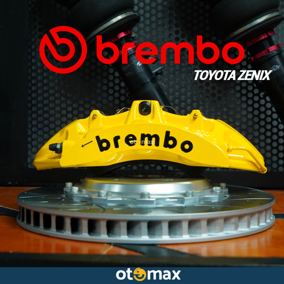 Big Brake Kit Rem Disc BBK Brembo Innova Zenix 6 pot include bracket PNP & Braided