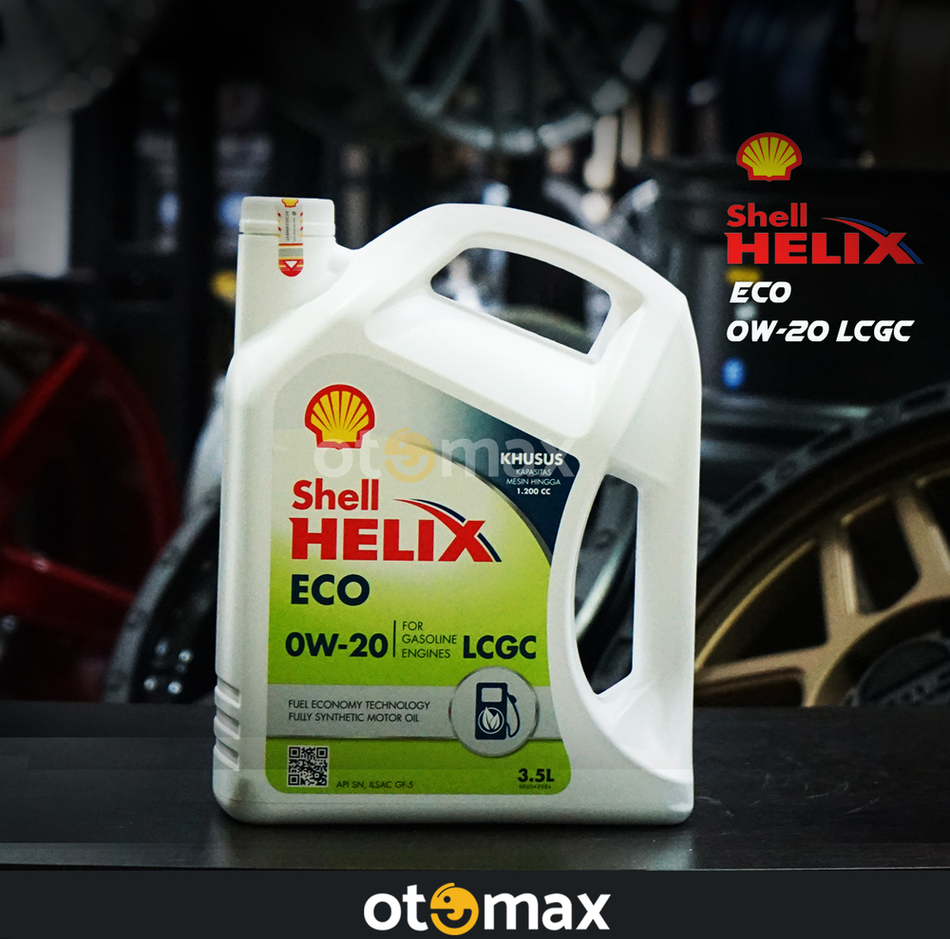 Oli Mobil LCGC Shell Helix ECO SAE 0W-20 3.5LT
