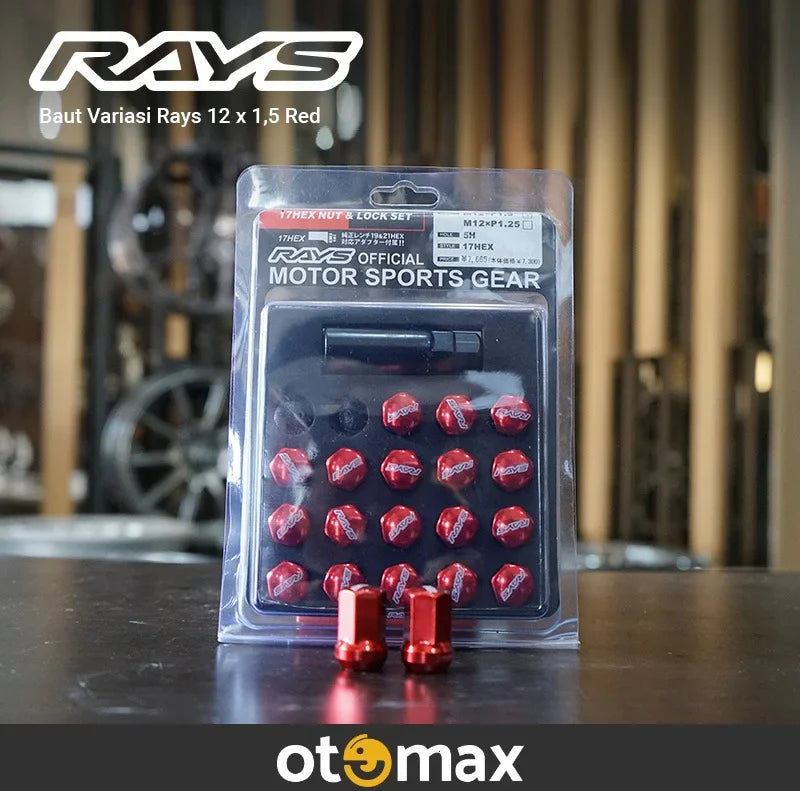 Baut Variasi Sinar 12 x 1,5 Merah
