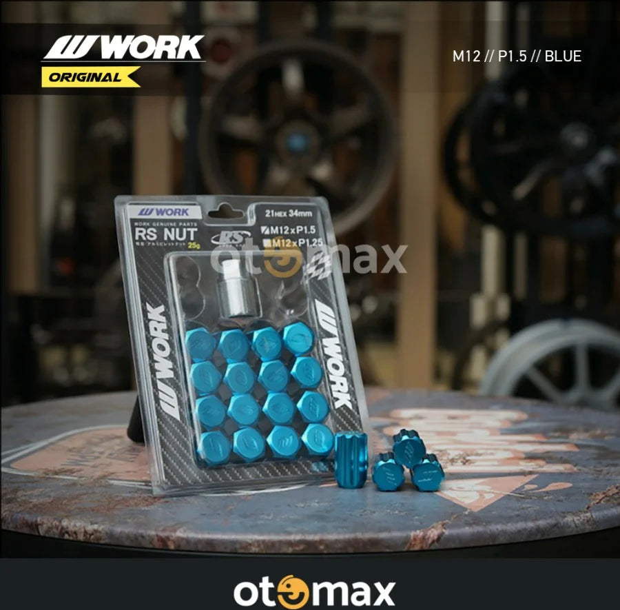 Baut Work Asli 21 X 1,5 Biru