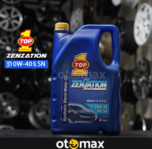 Oli Mobil Top 1 ZENZATION 10W-40 API SN 4LT