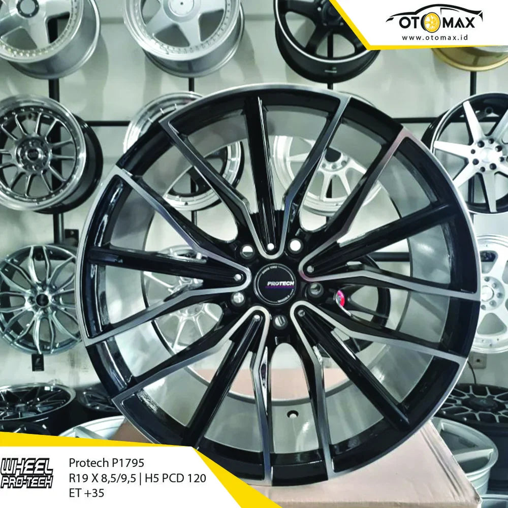 Velg Mobil Aftermarket Protech P1795 Ring 19 Kualitas dan