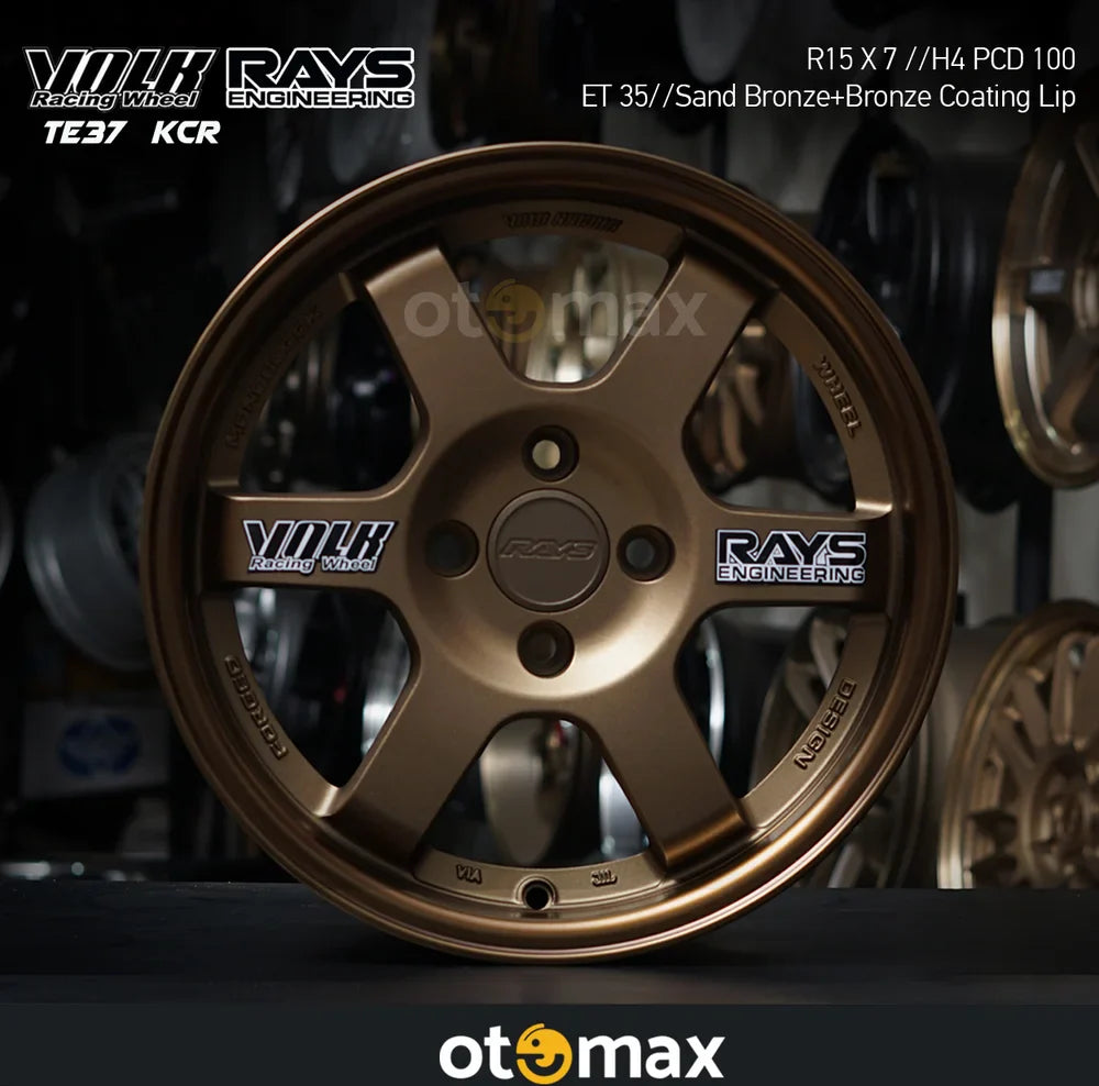 Velg Mobil Volk Rays Te37 Ring 15 Sand Bronze Otomax Store Jual Velg Mobil And Ban Mobil 9959