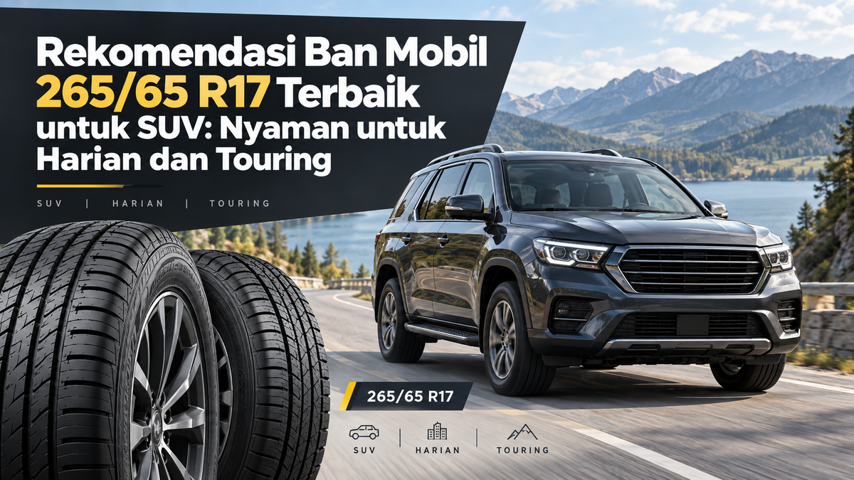 Rekomendasi Ban 265/65 R17 Terbaik untuk SUV: Nyaman Harian & Touring