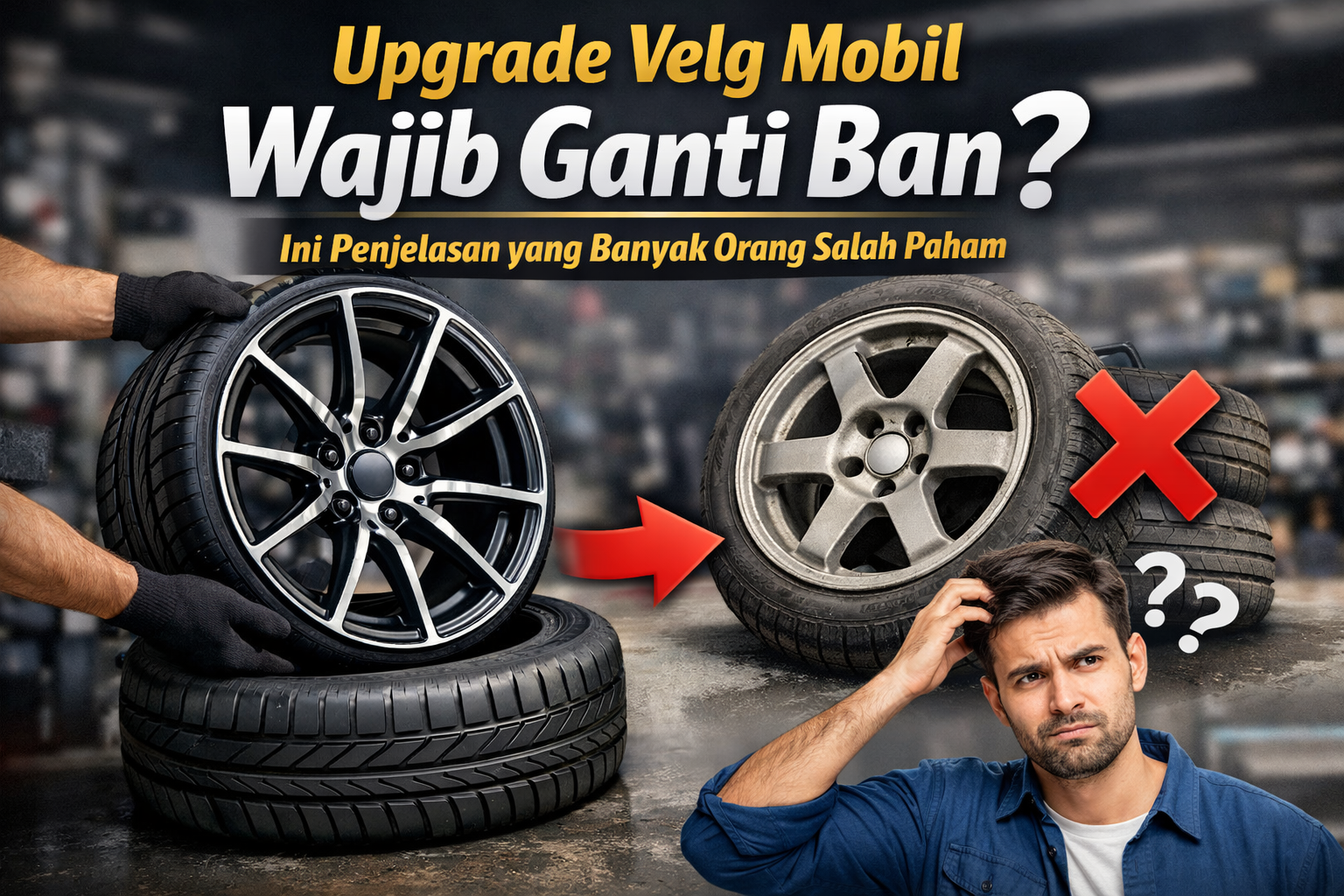 Upgrade Velg Mobil Wajib Ganti Ban? Ini Penjelasan yang Banyak Orang Salah Paham
