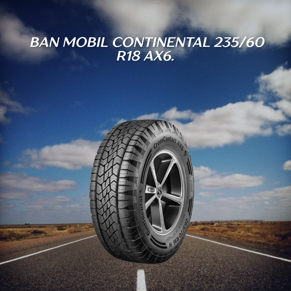Continental 235/60 R18 AX6.