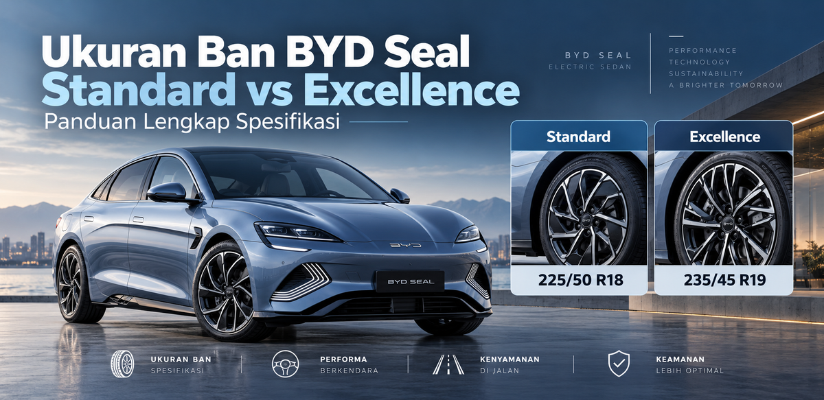 Ukuran Ban BYD Seal Standard vs Excellence: Panduan Lengkap Spesifikasi