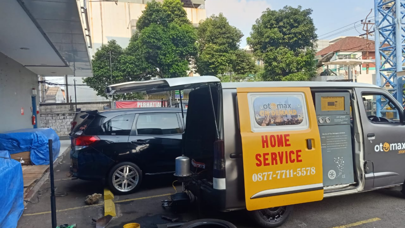 layanan tambal ban mobil 