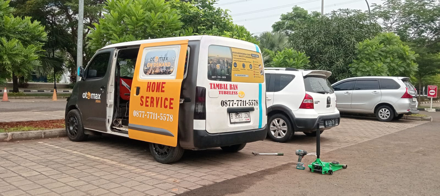 layanan tambal ban mobil 