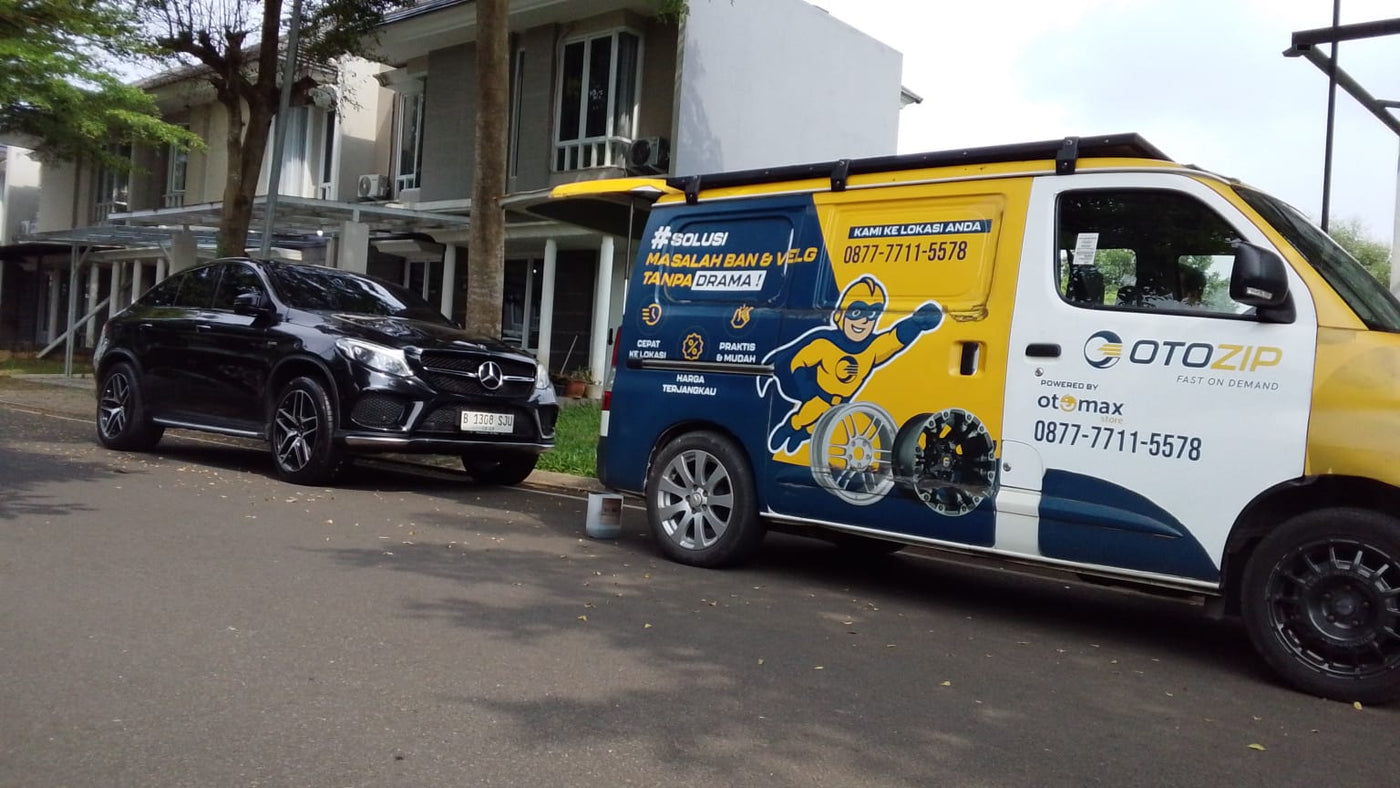 Warga Senen Kini Gak Perlu Panik Saat Ban Kempes di Jalan