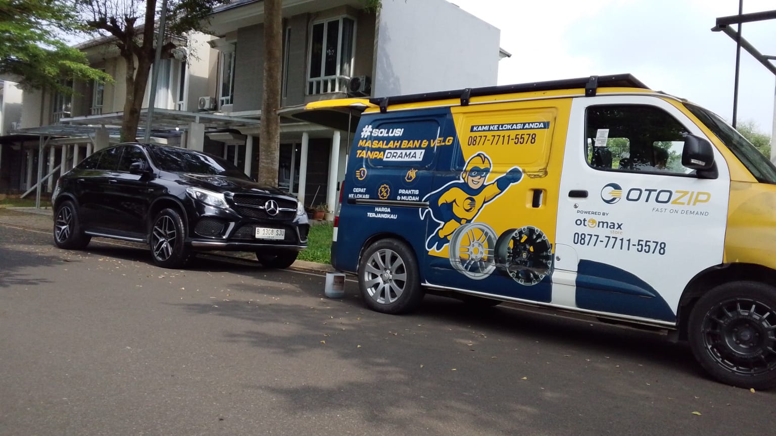Warga Senen Kini Gak Perlu Panik Saat Ban Kempes di Jalan