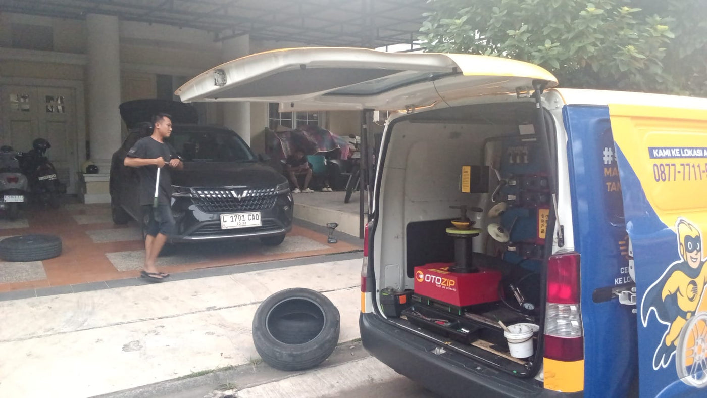 Warga PRJ Kemayoran Kini Lebih Mudah Cari Tambal Ban Terdekat
