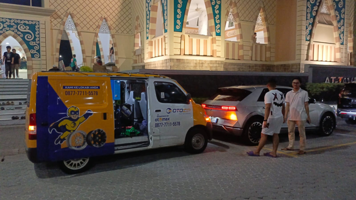 Toko Ban Mobil Panggilan Cimone, Ganti Ban Mobil Tidak Perlu Towing