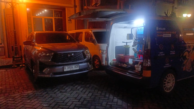 Rancabolang Kini Punya Tambal Ban Panggilan 24 Jam Cepat & Praktis
