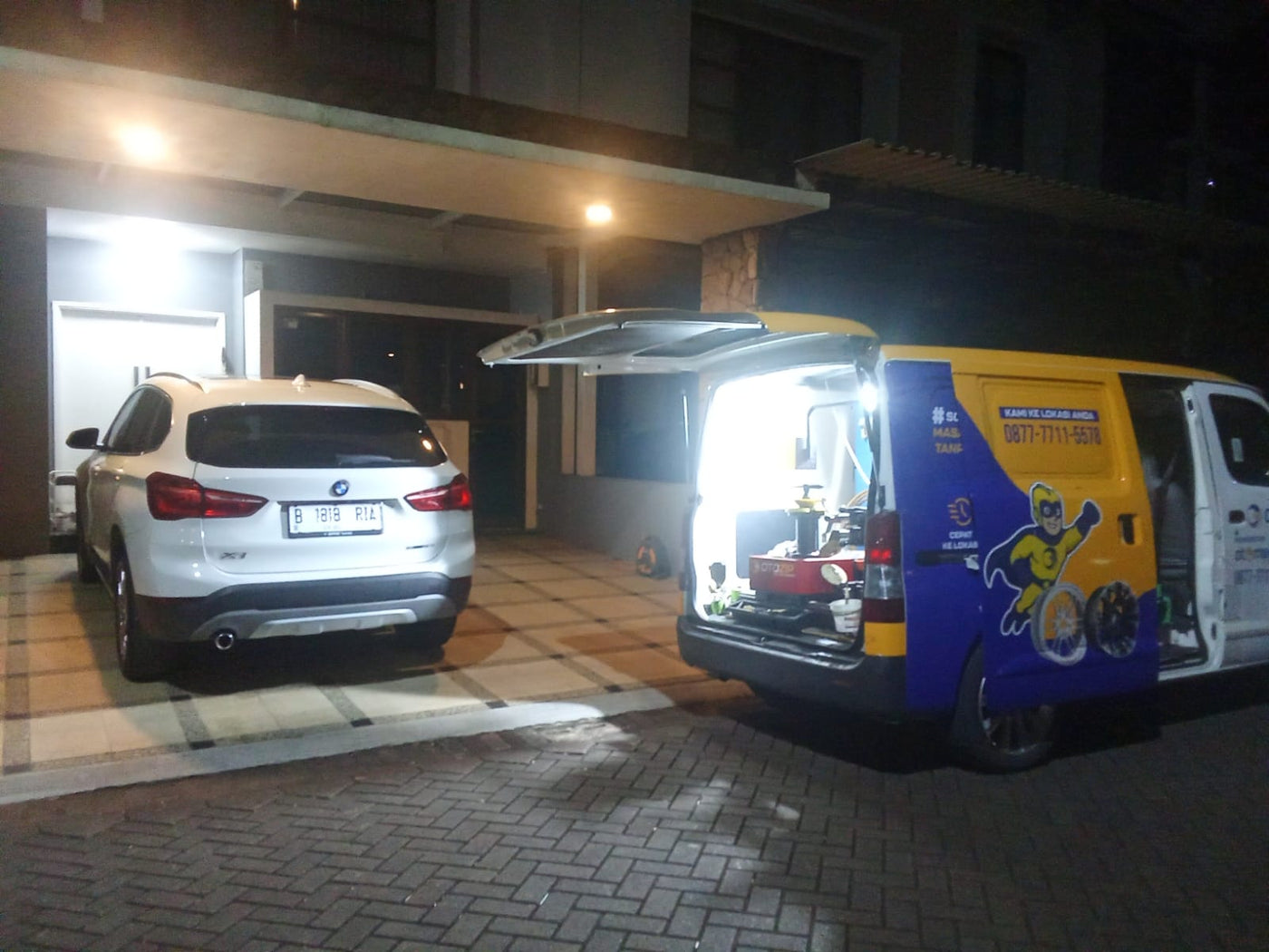 Ramai di Wanasari! Tambal Ban Panggilan 24 Jam Kini Lebih Praktis