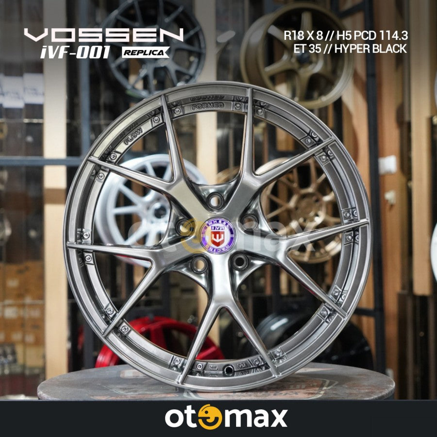 Velg Mobil Vossen IVF-001 Ring 18 Hyper Hitam