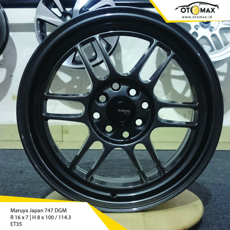 Velg Mobil Maruya Ring 16 Dark Gun Metal