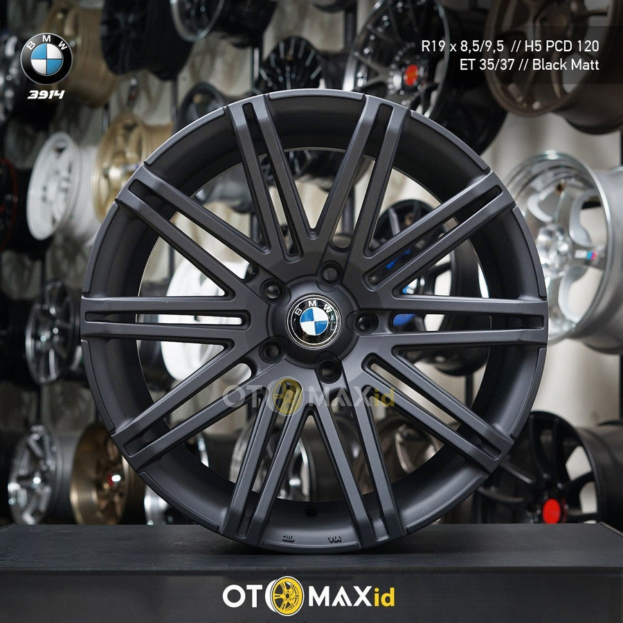 Velg Mobil BMW 3914 Ring 19 Hitam Matt