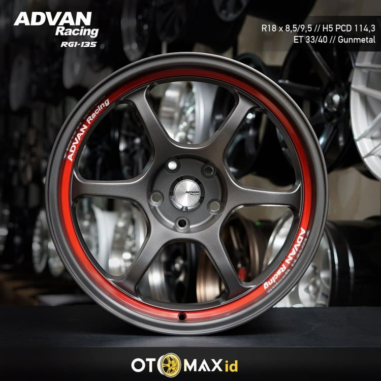 Velg Mobil Advan Racing RG1-135 Ring 18 Gunmetal | Otomax Store ...