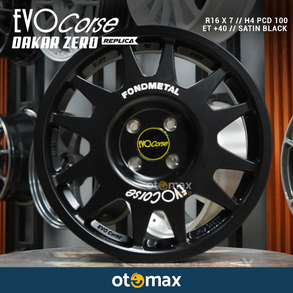Velg Mobil EvoCorse Dakar Zero Ring 16 Satin Black