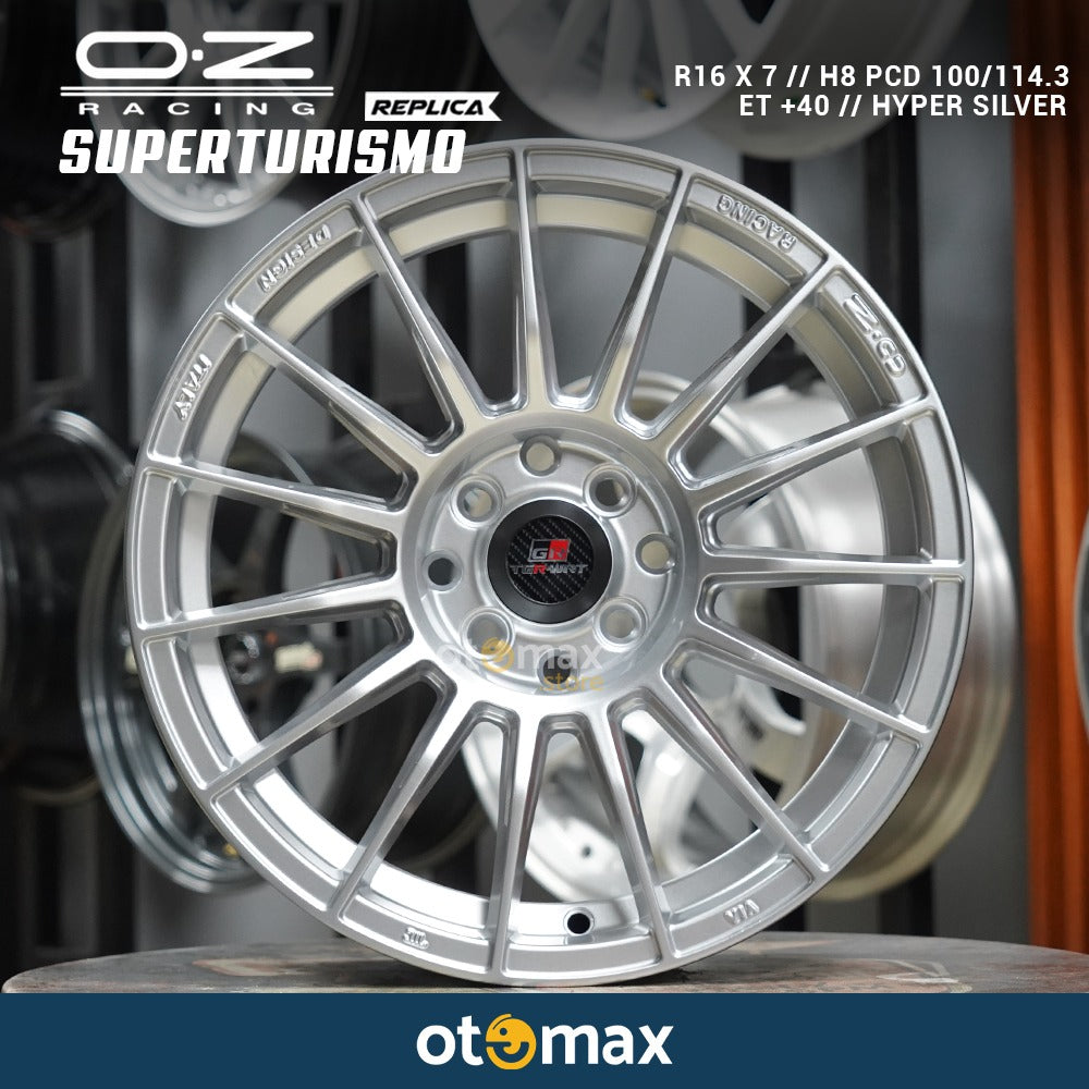 Velg Mobil Oz Racing Superturismo Ring 16 Hyper Silver – Otomax Store ...