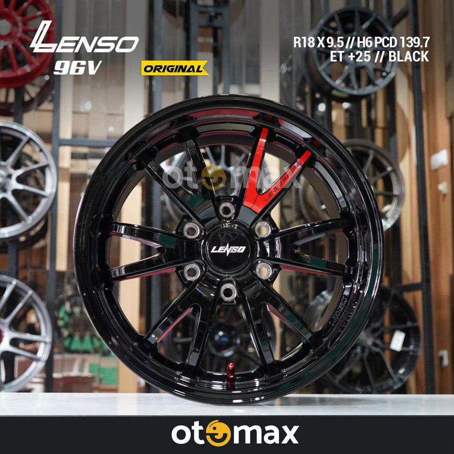 Velg Mobil Lenso 96V Original Ring 18 Black