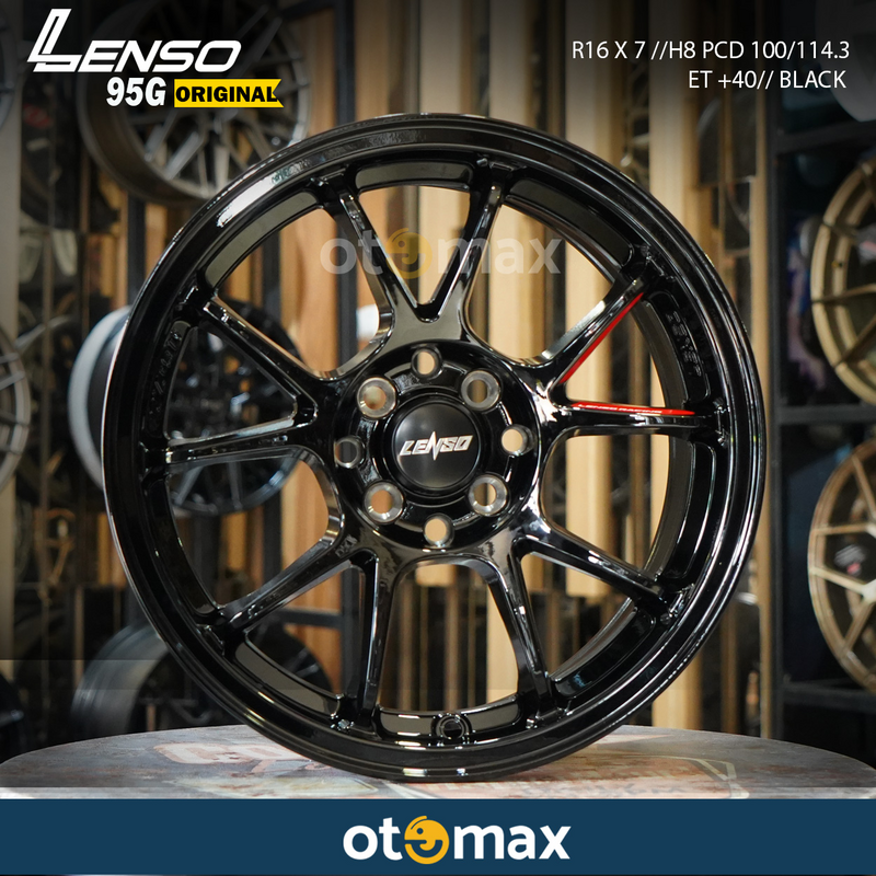 Velg Mobil Lenso 95G Original Ring 16 Black