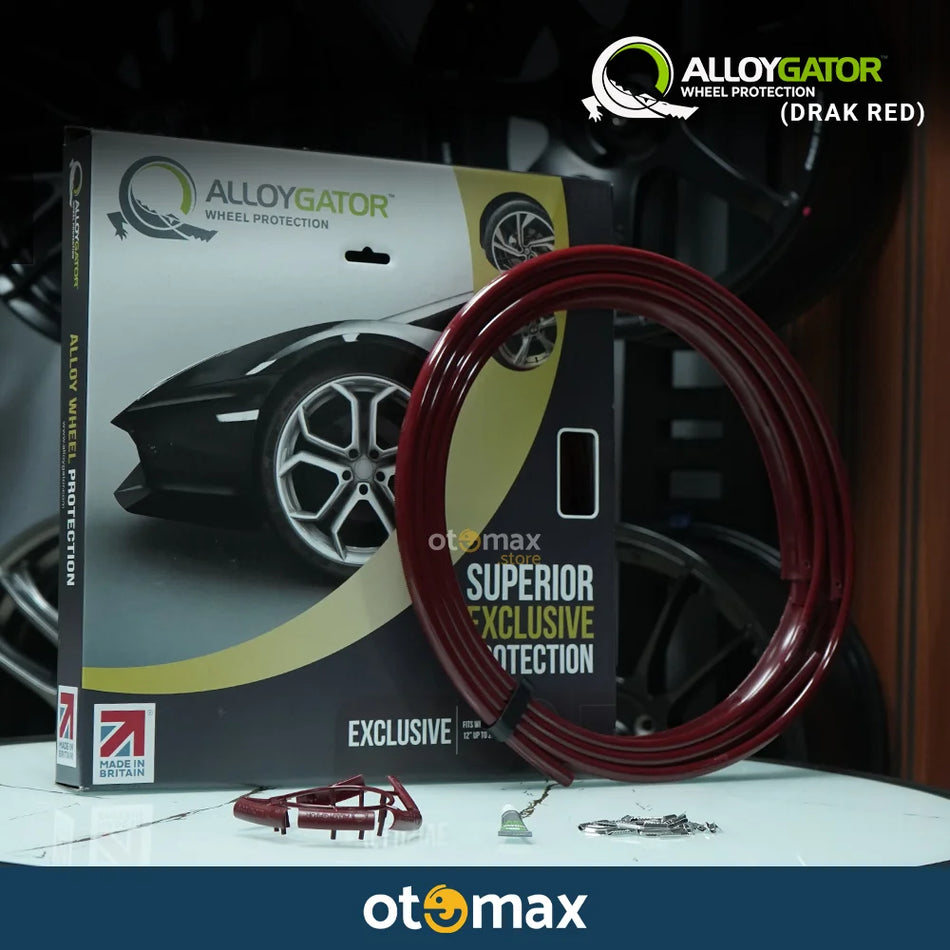 Pelindung Velg Mobil Alloygator Exclisive Dark Red