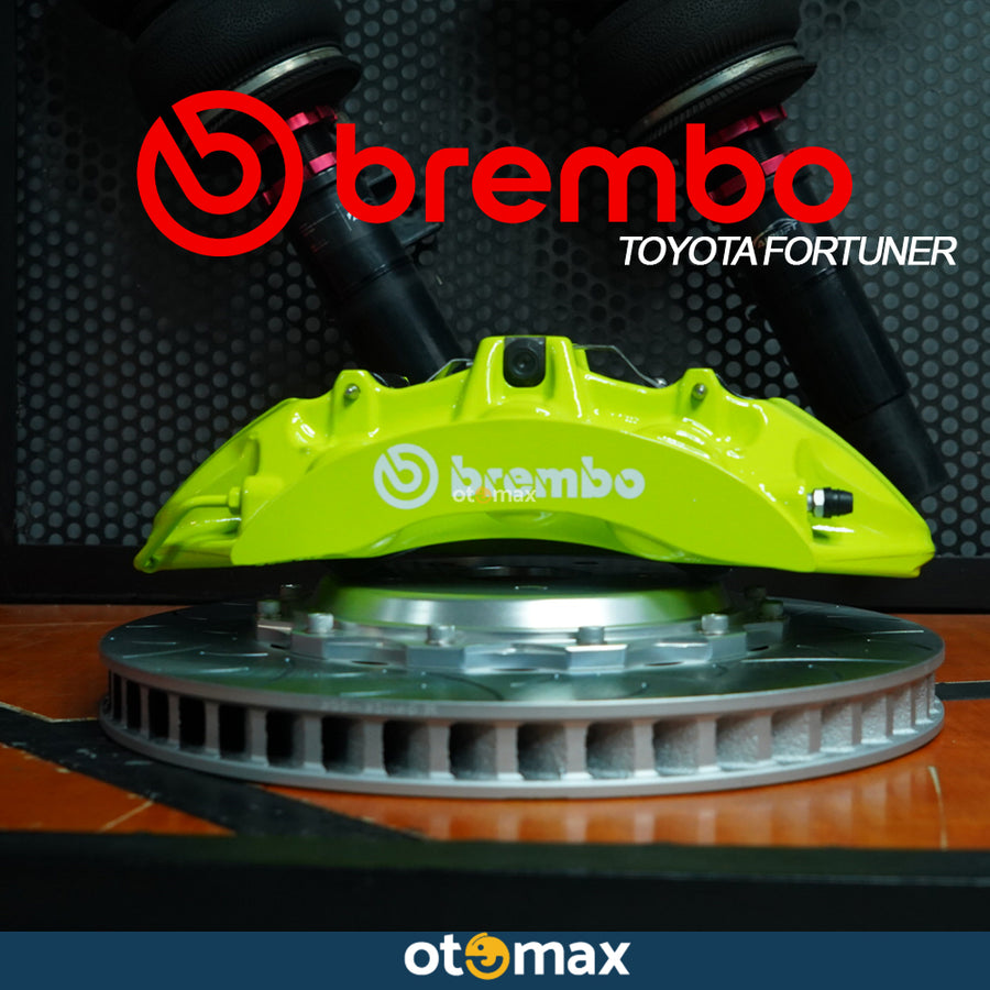 Big Brake Kit Rem Disc BBK Brembo Fortuner 6 pot include bracket PNP & Braided