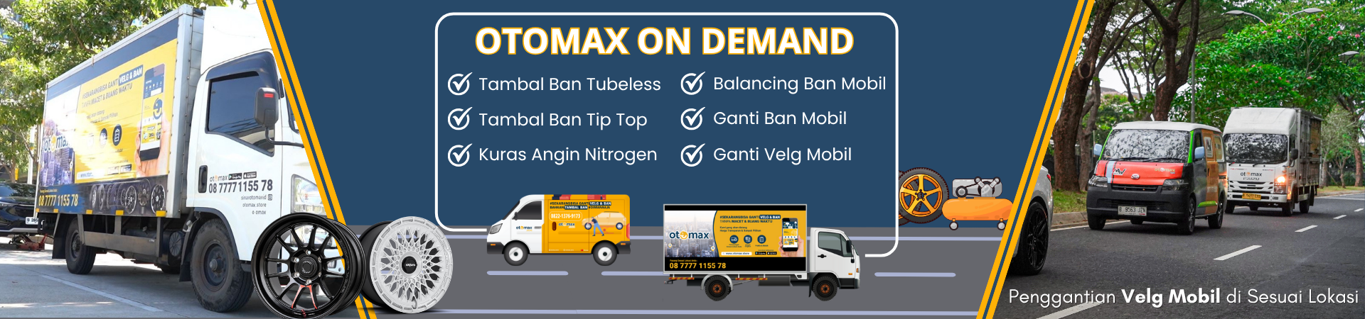 ganti velg mobil