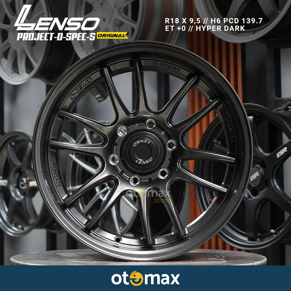 Velg Mobil Lenso Project D Spec S Ring 18 Hyper Dark