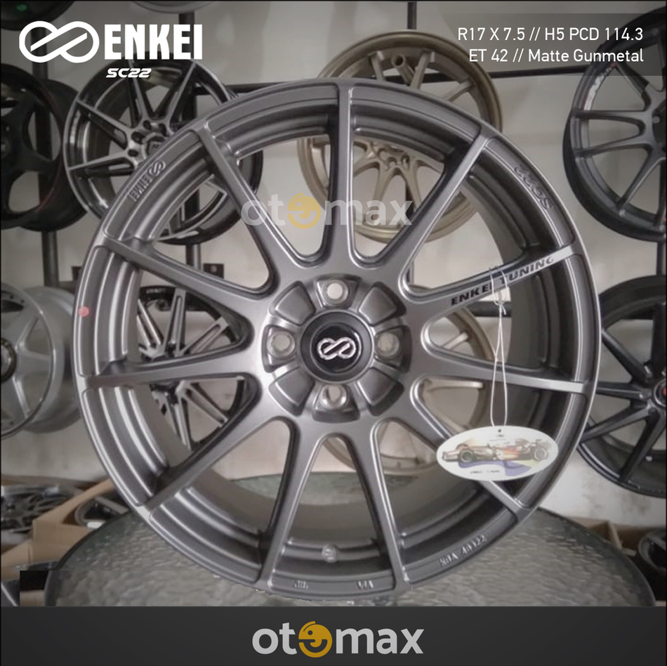 Velg Mobil Enkei SC22 Ring 17 Matt Gunmetal