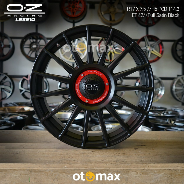 Velg Oz Racing Rally Velg Mobil Oz Racing L2SR10 Ring 17 H5 Full Satin Black | Otomax Store ...