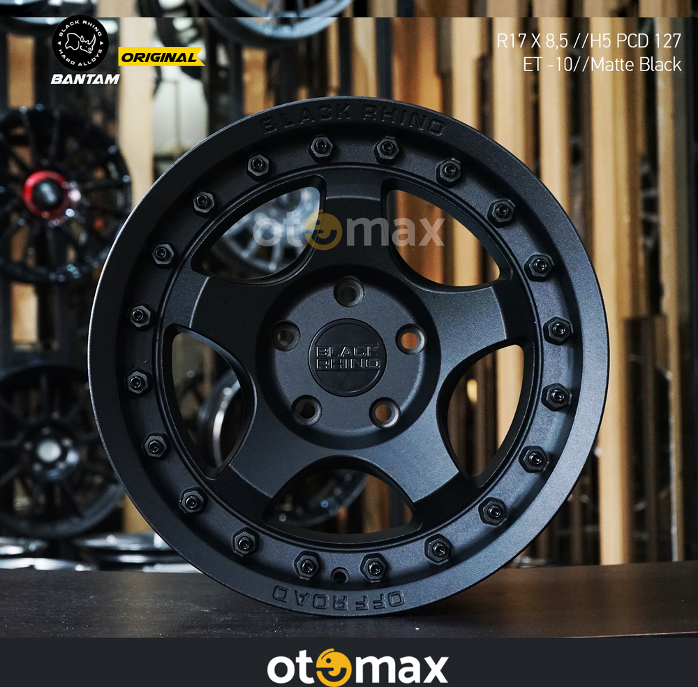 Velg Mobil Black Rhino Bantam Original Ring 17 Matt Black – Otomax ...