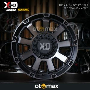 Velg Mobil XD KMC Gauntlet XD852 Ring 20 Satin Black GTCC