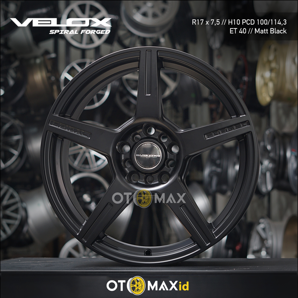 Velg Mobil Velox Forg 8019 Ring 17 Matt Black