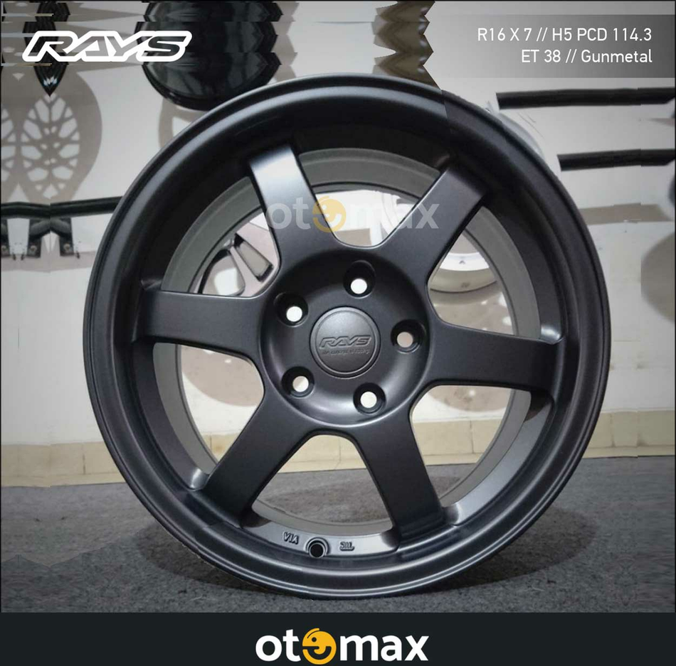 Velg Mobil Rays Ring 16 H 5 Gun Mal