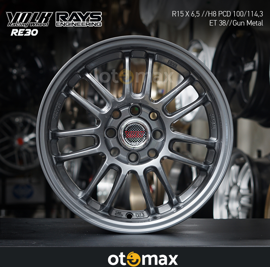 Velg Mobil Volk Rays RE30 Ring 15 Gunmetal