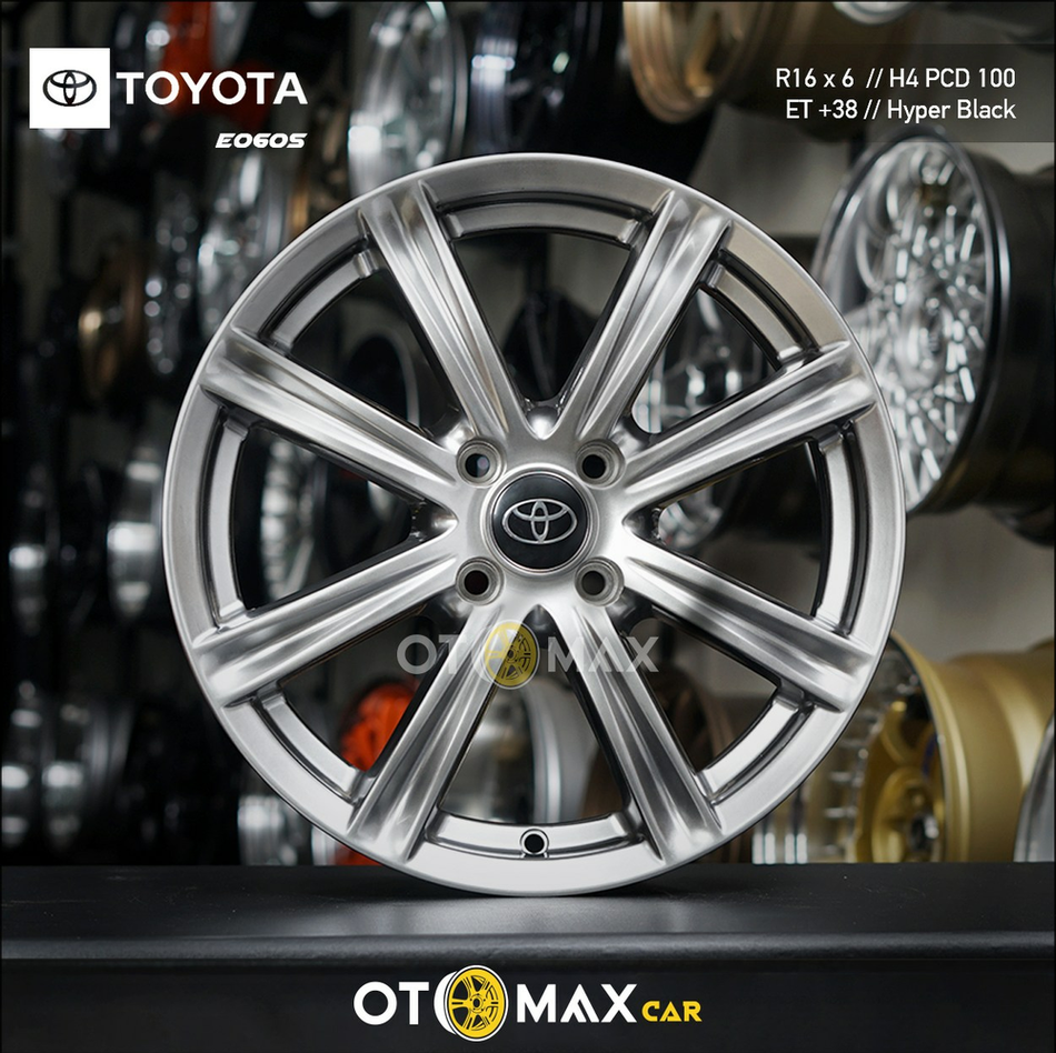 Velg Mobil Toyota E0605 Ring 16 Gunmetal