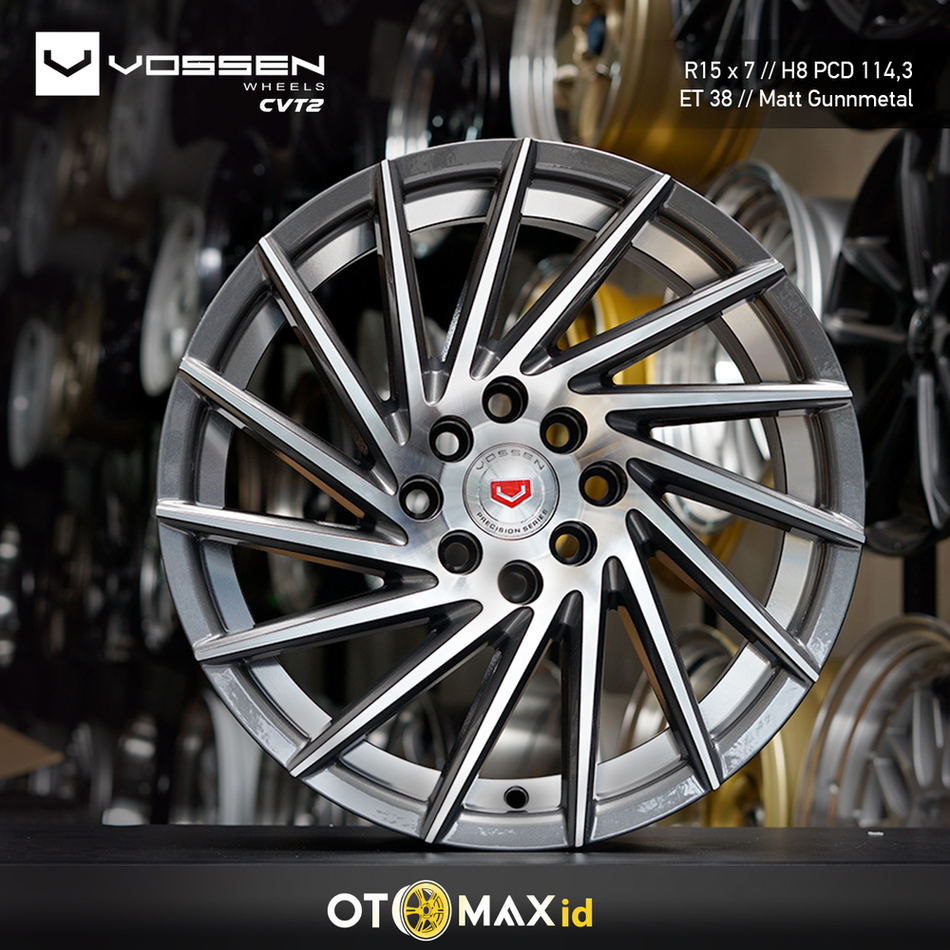 Velg Mobil Vossen CVT-2 Ring 15 Matt Gunmetal