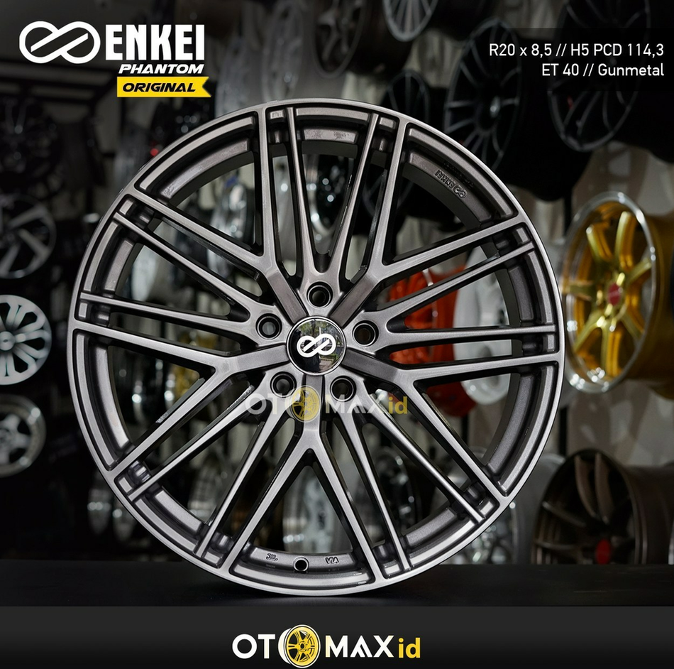 Velg Mobil Enkei Phantom Original Ring 20 Gun Metal