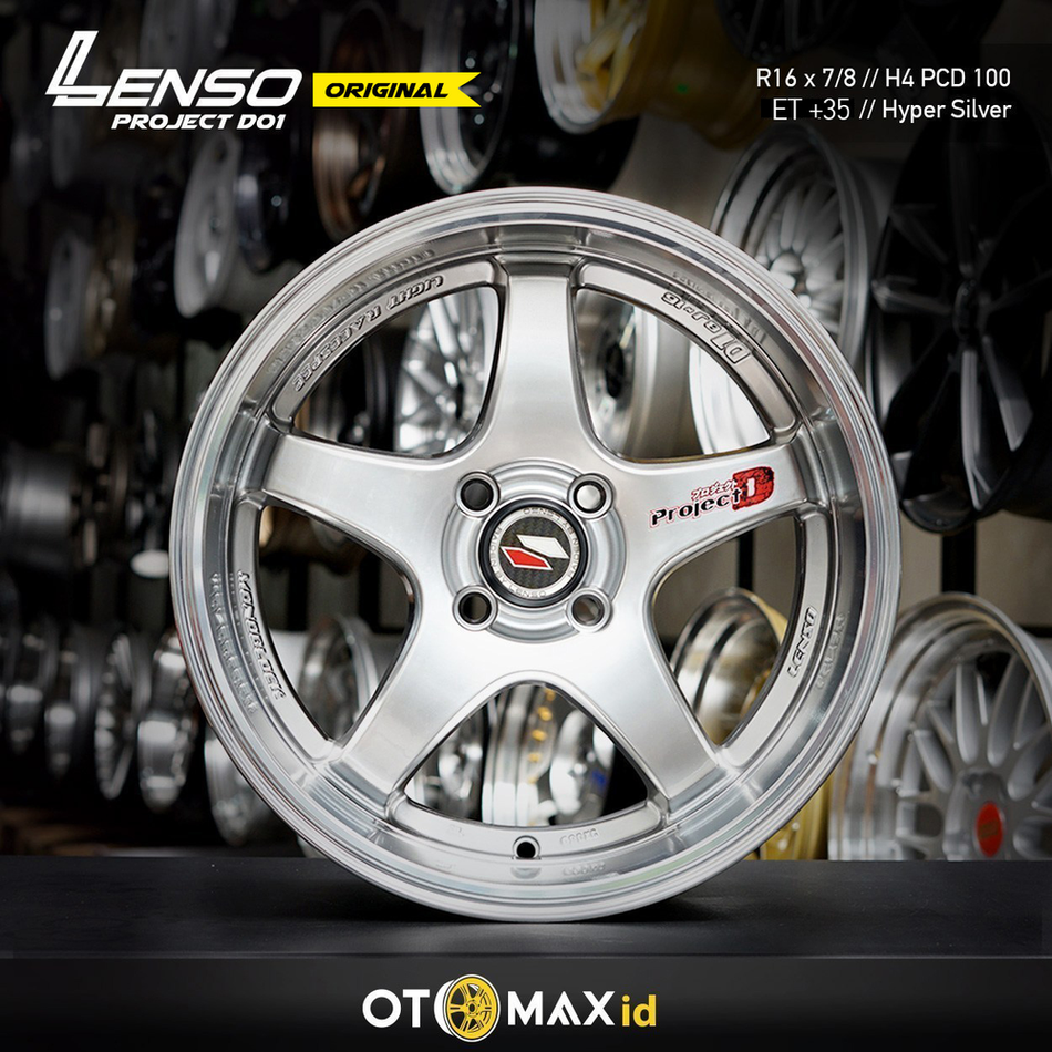 Velg Mobil Lenso Project D01 Ring 16 35 Hyper Silver