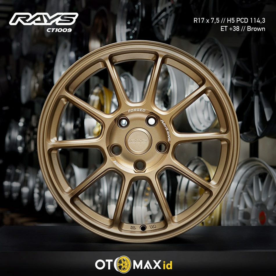 Velg Mobil Rays Ring 17 H5 Coklat