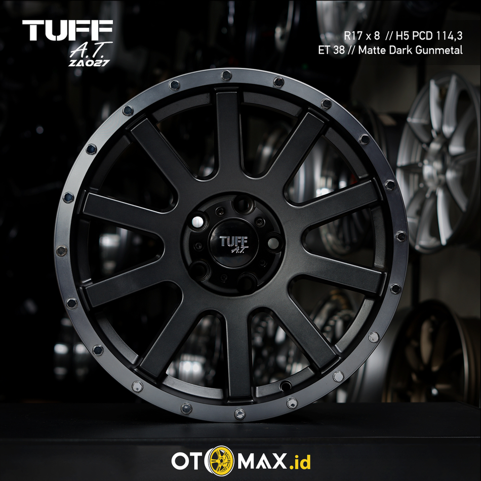 Velg Mobil Tuff A.T ZA027 Ring 17 Matt Dark Gunmetal