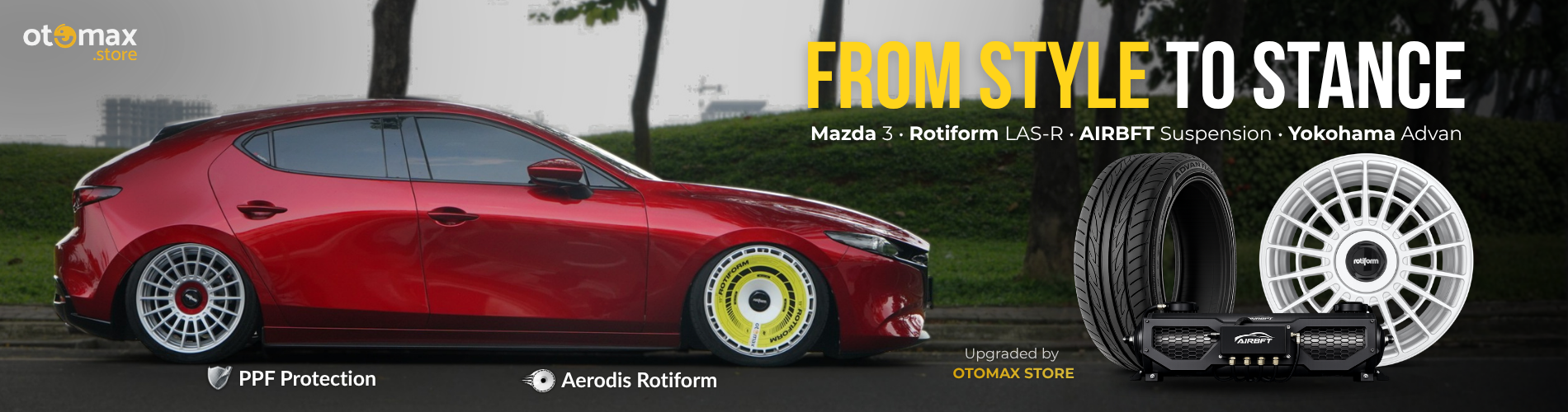 Otomax Store video banner