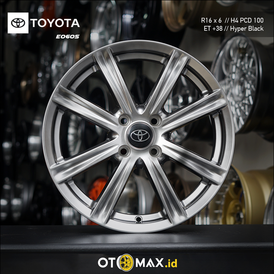 Velg Mobil Toyota E060S R16 Hyper Black