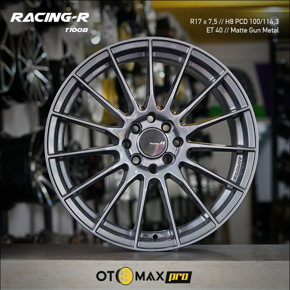 Velg Mobil Racing R CT1008 Ring 17 Gunmetal