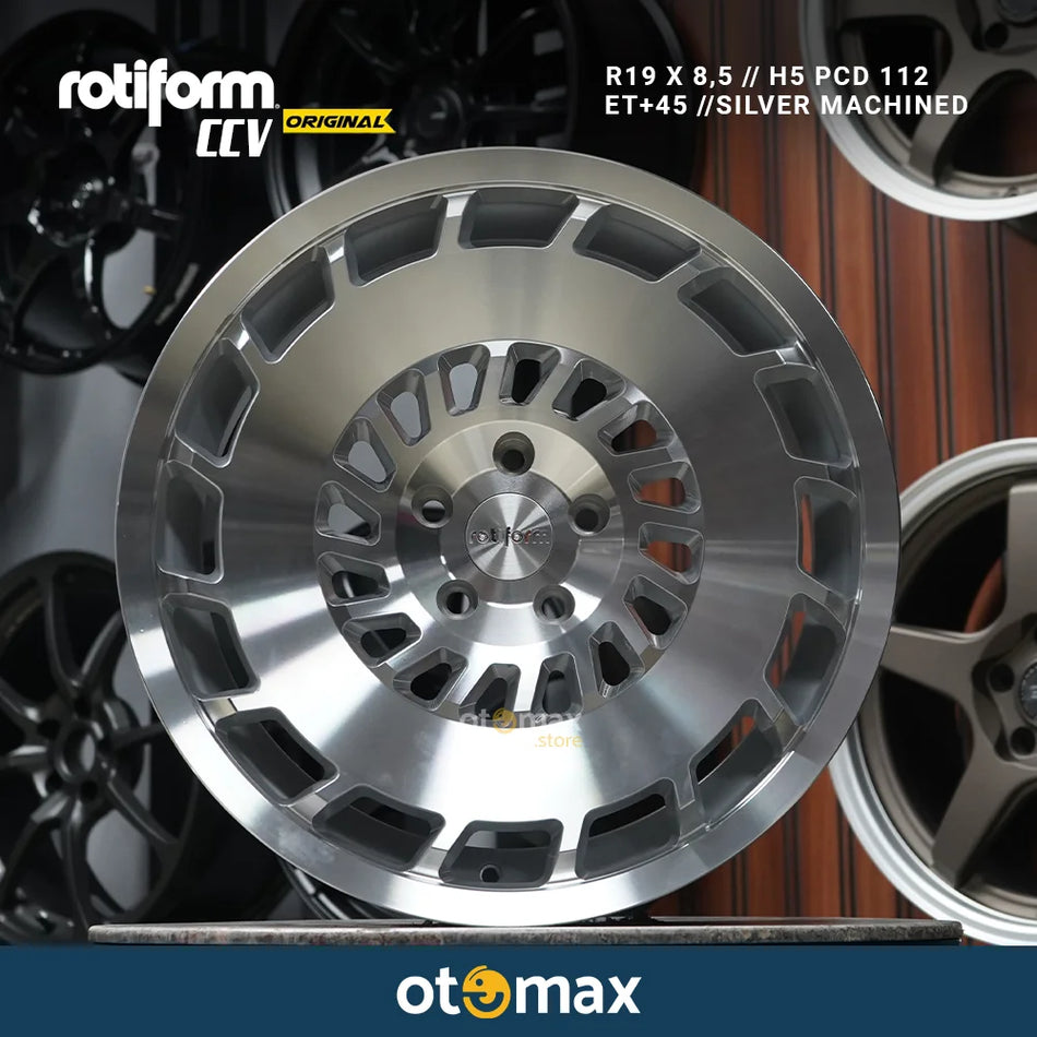 Velg Mobil Rotiform CCV Original Ring 19 Silver Machined