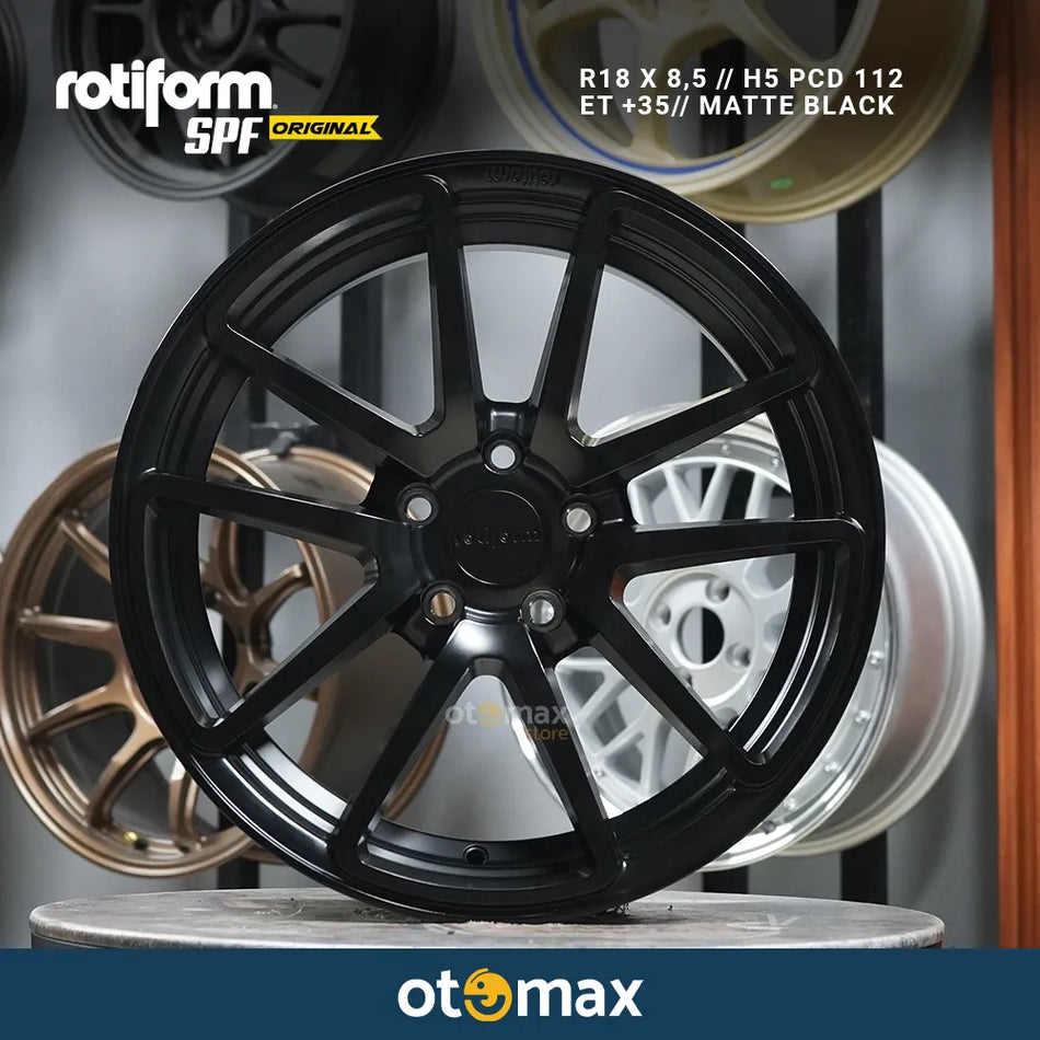 Velg Mobil Rotiform SPF Original Ring 18 Matte Black