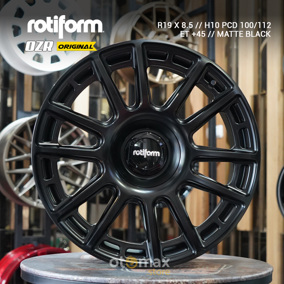 Velg Mobil Rotiform OZR Original Ring 19 Matt Hitam